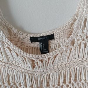 Forever 21 Tops - Forever21 Crochet Crop Tank Top Forever 21 Tops - Forever21 Crochet Crop Tank Top